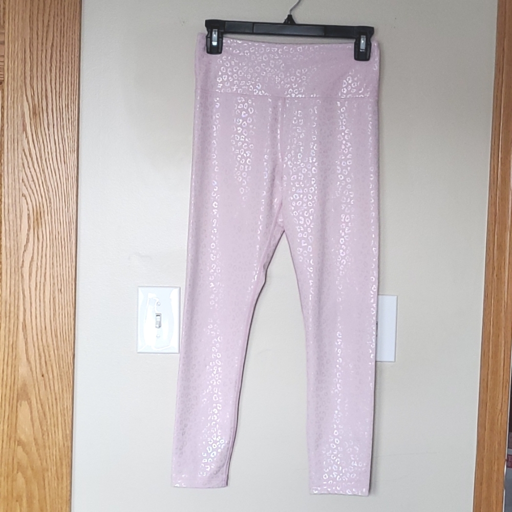 Zyia Active 6/8 workout leggings rainbow cheetah